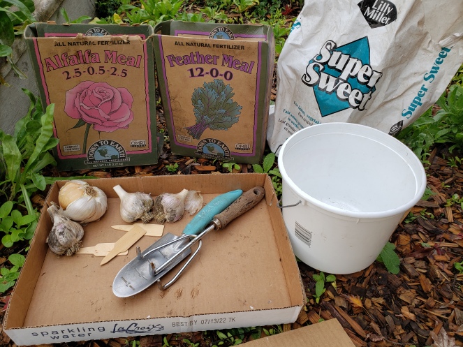 Garlic Planting Supplies